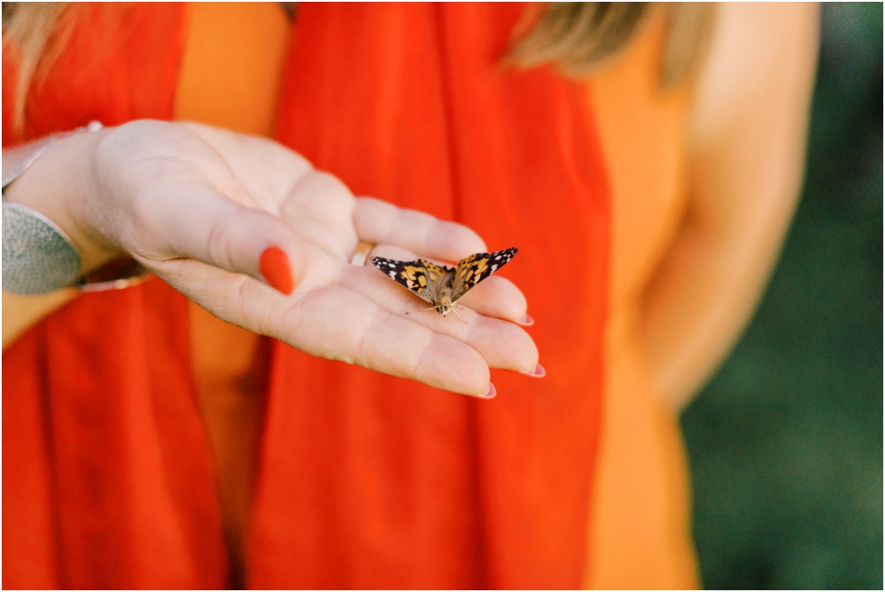 Intimate Castro Valley Private Estate Wedding Butterfly release