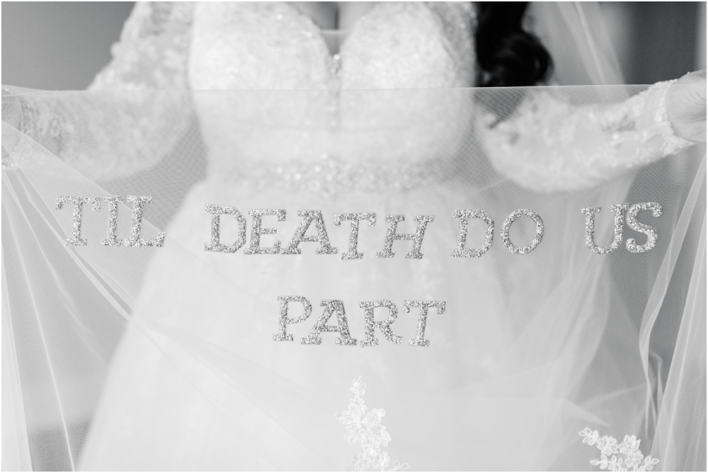 Til Death Do Us Part Wedding Veil