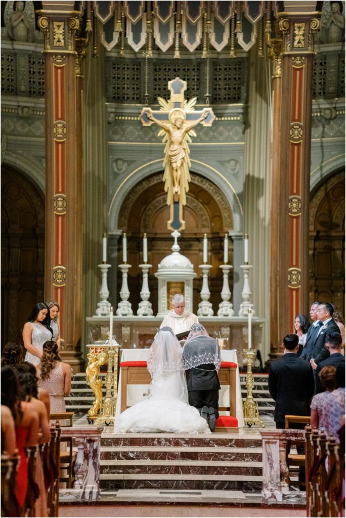 St. Ignatius Church Wedding Cord and Veil
