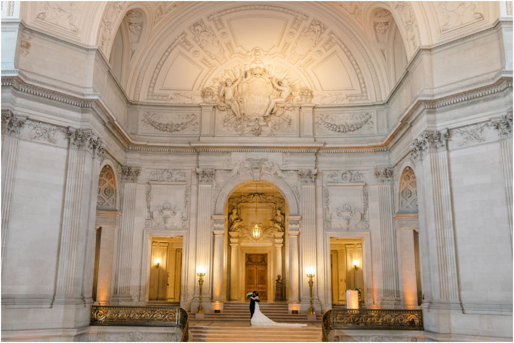 San Francisco City Hall Wedding Grand Entrance