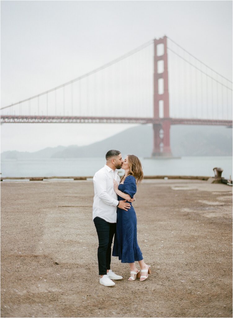 San Francisco Engagement Portraits in the Marina